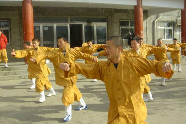 吴京新少林寺现场图